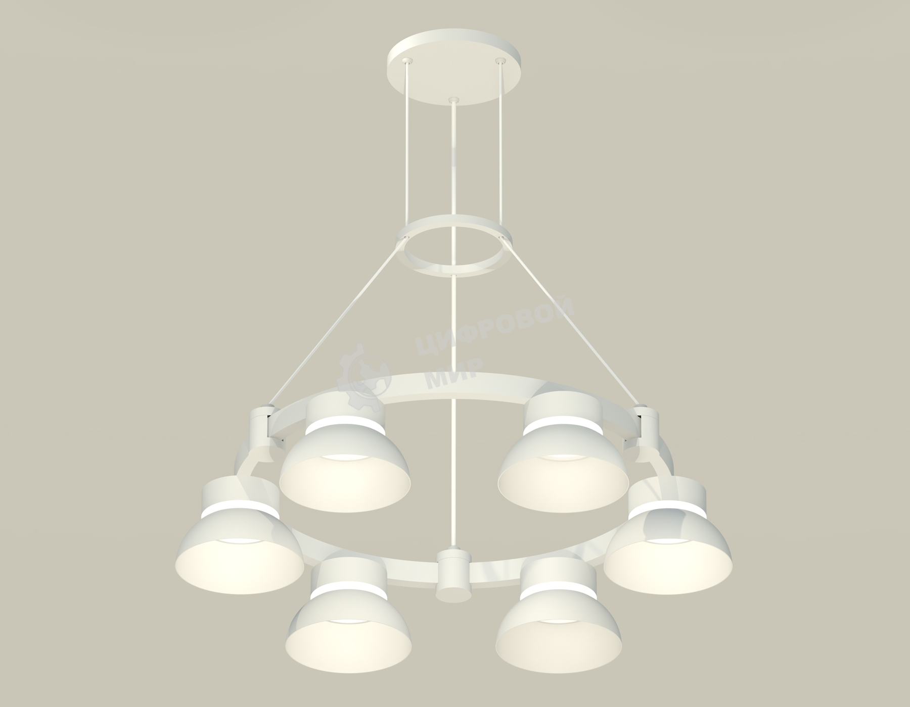 Светильник Ambrella light XR92031001/6 SWH/FR белый песок/белый матовый GX53 (A9203, C9231, N8140)