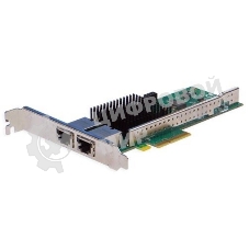 Сетевая карта Silicom PE310G2i50-T Dual Port Copper 10 Gigabit Ethernet PCI Express Server Adapter X4 Gen 3.0, Based on Intel X550-AT2, RoHS compliant (analog X550T2)