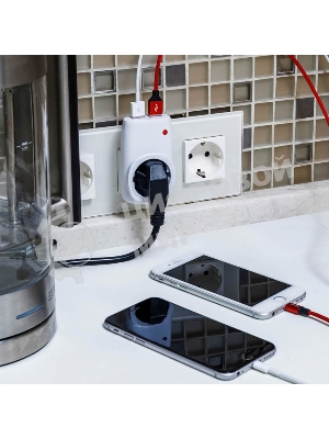 Адаптер питания 220В Rexant + 2 USB RX-17