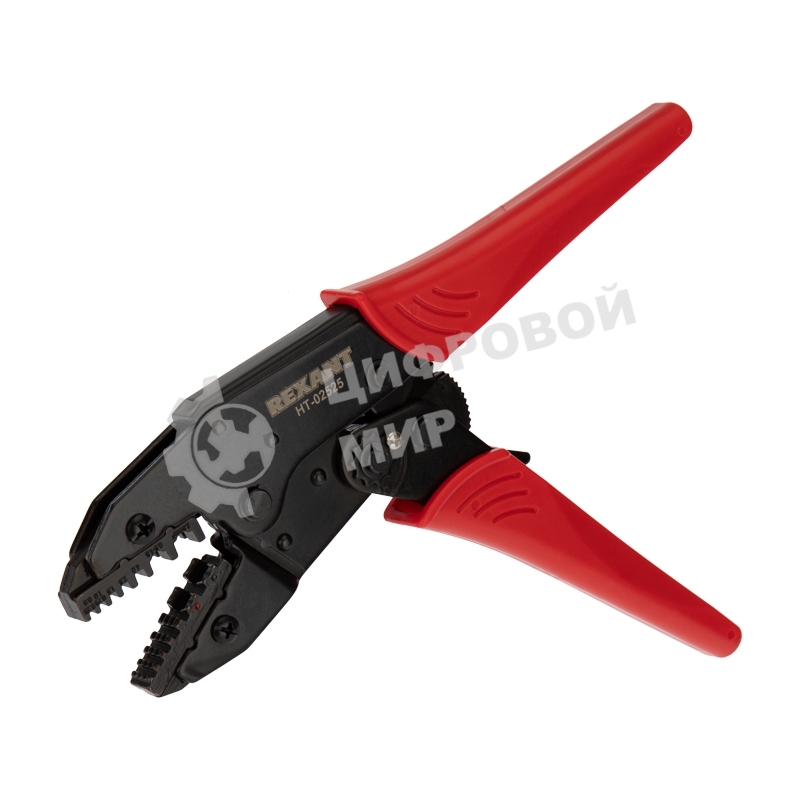 Кримпер комбинированный Rexant для обжима изолированных и штыревых наконечников 0.5 - 2.5 мм² (HT-02525)