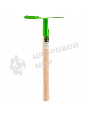 Мотыжка комбинированная, 60х380 мм, стальная, деревянная рукоятка, АГРОНОМ, Россия Сибртех