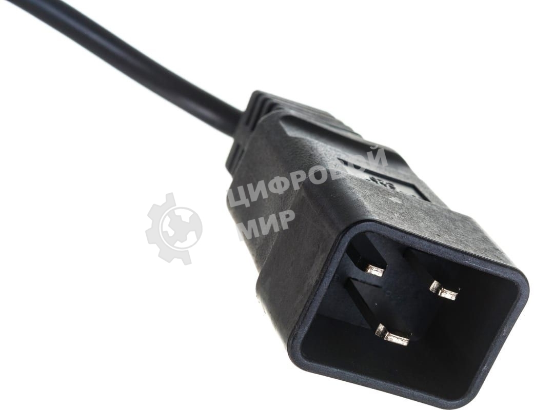 Шнур питания Lanmaster С13-C20, 3х0.75, 220В, 10А, черный, 2 метра