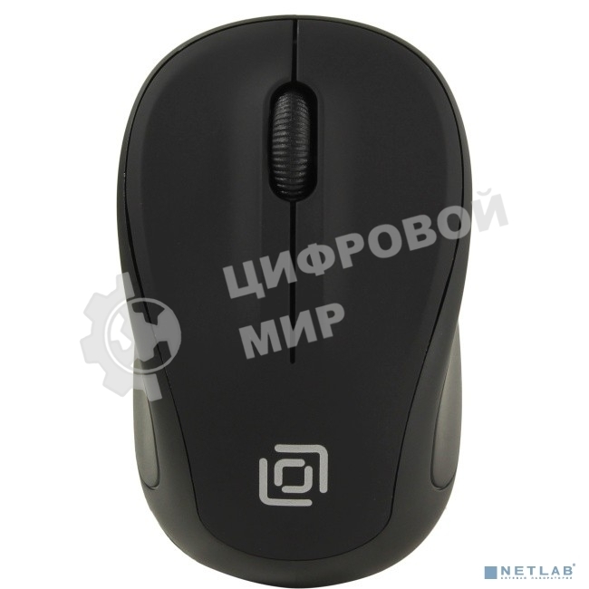 Мышь беспроводная Oklick 665MW черный, 1000 dpi, радиоканал, USB, кнопки - 3
