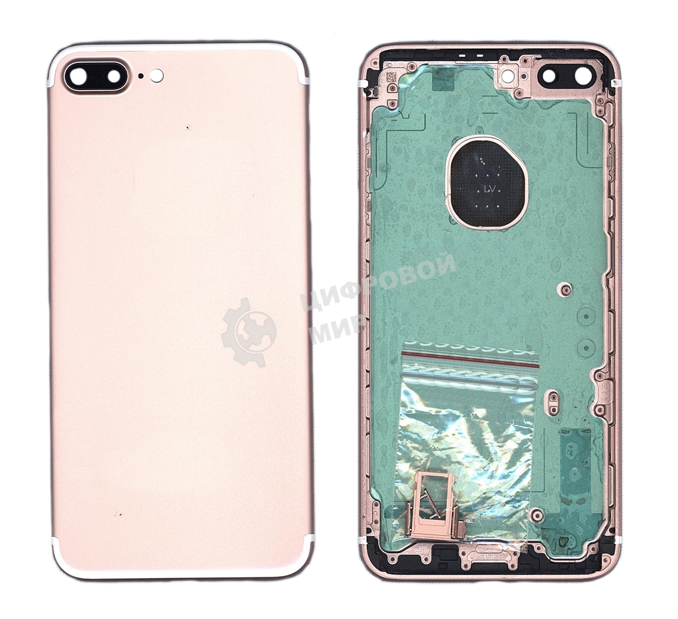 Задняя крышка для iPhone 7 Plus (5.5) розовый