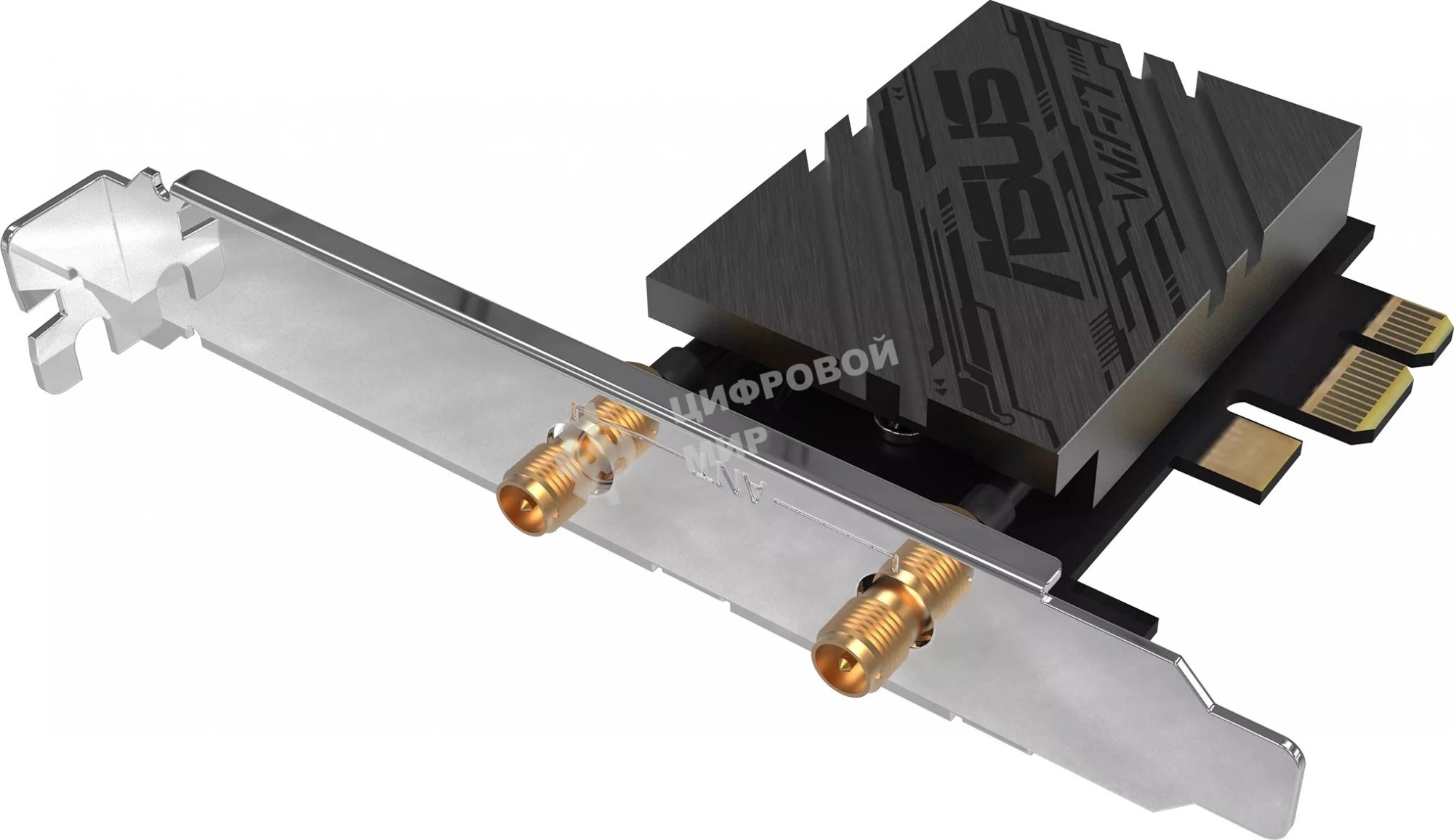 Сетевой адаптер Wi-Fi + Bluetooth Asus PCE-BE92BT BE9400 PCI Express (ант.внеш.несъем.) 2ант.