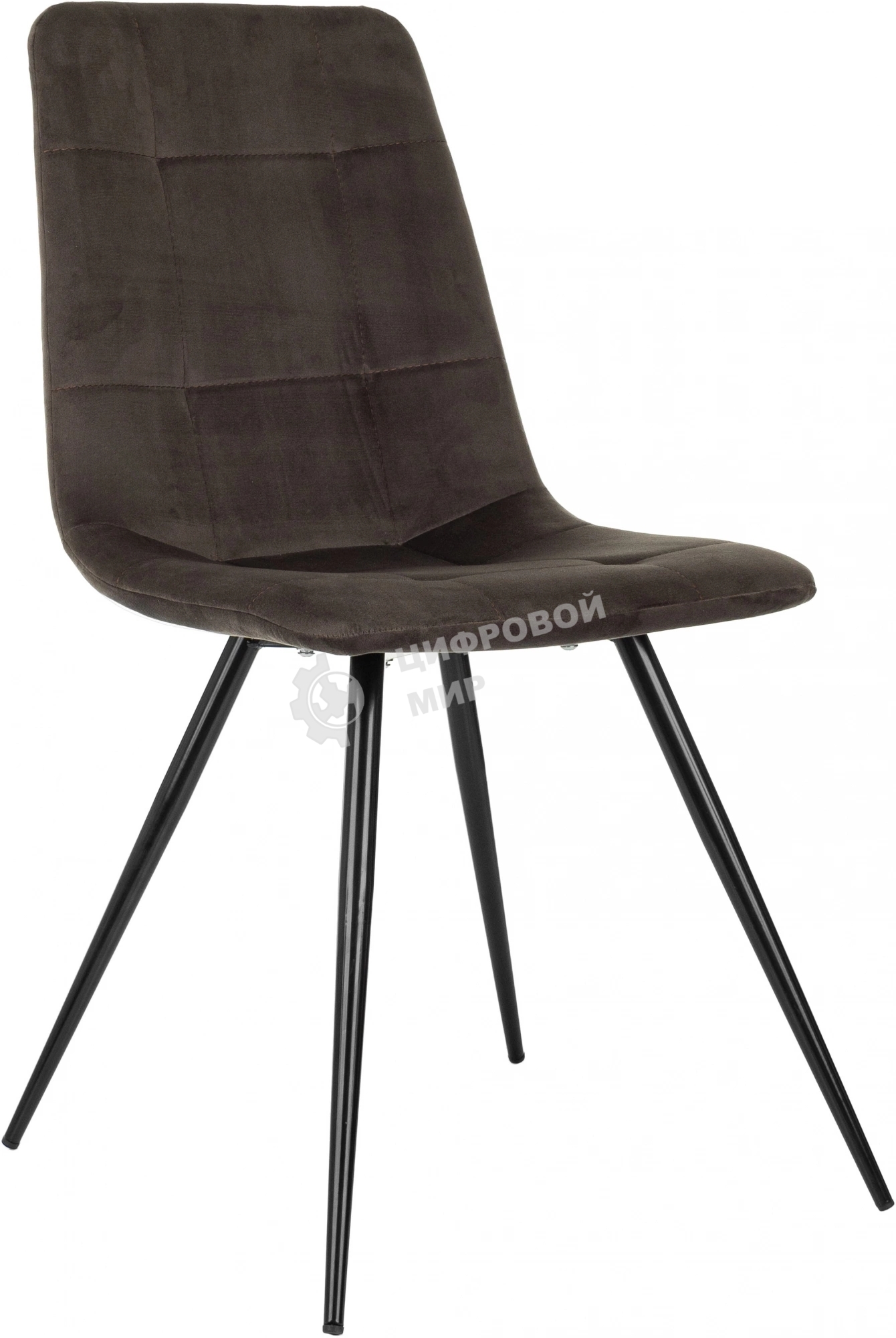 Стул для дома Бюрократ CH-K1_4 комплект 4 шт. коричневый Holland 74 металл черный на ножках