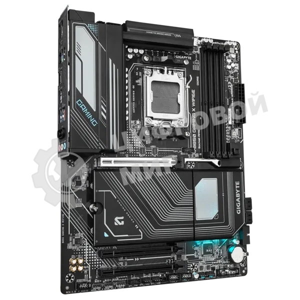 Материнская плата Gigabyte B850 GAMING X WIFI6E, AM5, AMD B850, 4xDDR5, 4xSATA, 3xM.2, 1xPCI-E 5.0 x16, 2xPCI-E 3.0 x1, 1xHDMI, 1xDP, 1x 2.5Gb LAN, 3xUSB-A 3.2 Gen 1, 1xUSB-A 3.2 Gen 2, 3xUSB-A 2.0, 1xUSB-C 3.2 Gen 2, 3x3.5 мм, 7.1, ATX