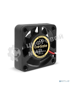 Вентилятор для корпуса ExeGate EX04010S2P-24 черный, 40 мм, 7500 об/мин, 35.5 дБ, 2 pin