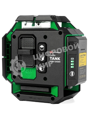 Уровень лазер. Ada LaserTANK 3-360 2кл.лаз. 515нм цв.луч. зеленый 3луч. (А00633)