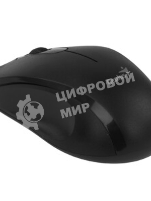 Мышь проводная Genius DX-101 черный, 1200 dpi, USB, кнопки - 3