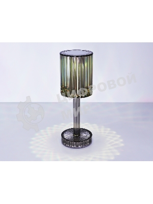 Настольная светодиодная лампа Ambrella light DE8071 GR серый LED RGB 3W (ПДУ RGB)