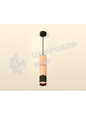 Светильник Ambrella Light XP6302010 PPG/SBK золото розовое полированное/черный песок MR16 GU5.3
