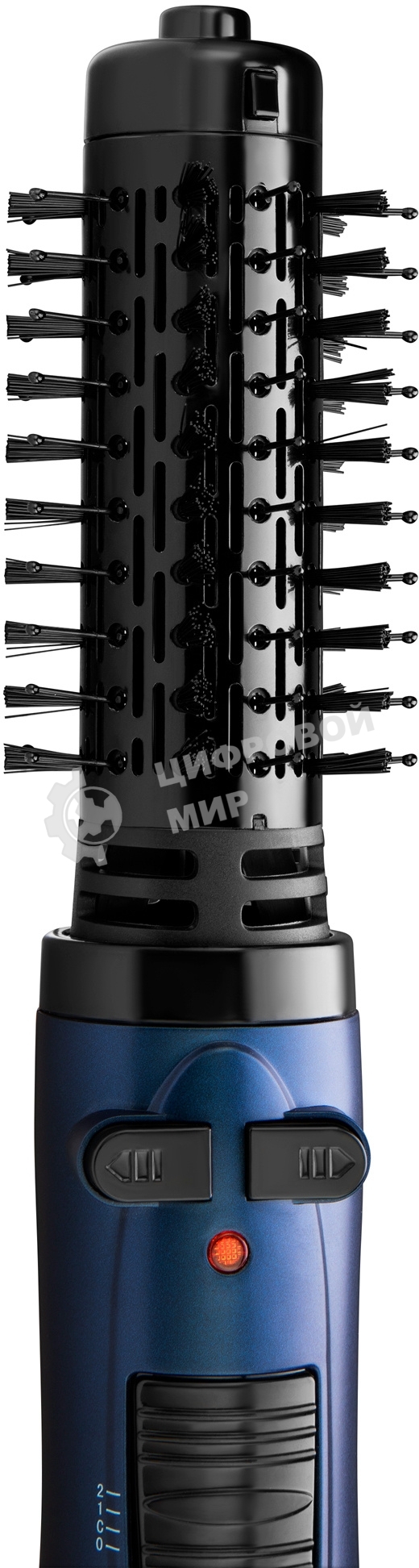 Фен-щётка Hyundai H-HB0110 синий, 1000 Вт, ионизация, 40/50 мм