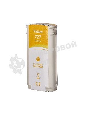 Картридж струйный Sakura B3P21A (№727 Yellow) для HP, желтый, 130 мл.