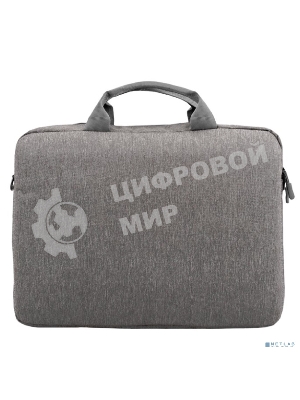 Сумка для ноутбука Continent CC-211 Grey (полиэстр, серый 15,6'')