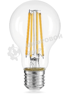 Лампа светодиодная Gauss Filament 102902215 15Вт цок.: E27 груша 220B св. свеч. бел. нейт. (упак.: 10 шт)