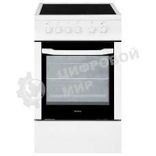 Плита электрическая Beko FFSS57000W белый, конфорок 4 электрических, духовка 60 л, 50 см x 85 см x 60 см