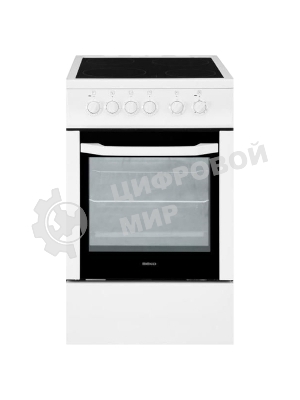Плита электрическая Beko FFSS57000W белый, конфорок 4 электрических, духовка 60 л, 50 см x 85 см x 60 см