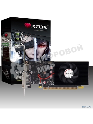 Видеокарта AFOX GT1030 2GB DDR5 64Bit DVI/HDMI ATX Single Fan (AF1030-2048D5L8) RTL 
