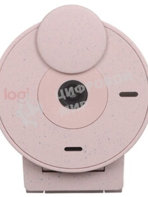 Веб-камера Logitech Brio 300 1920x1080, 30 кадр/с, USB Type-C, микрофон (шумоподавление), автоматическая фокусировка, автоосвещение, универсальное крепление розовый
