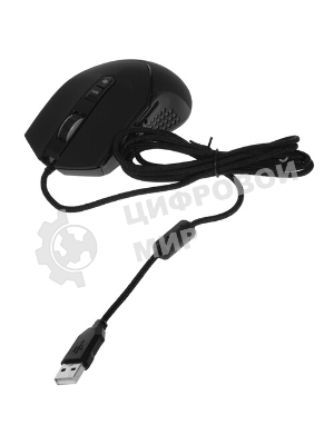 Мышь проводная Gembird MG-770 черный, 3200 dpi, USB, кнопки - 7