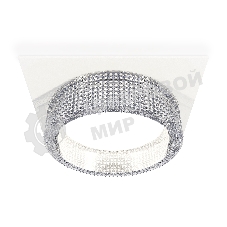 Комплект встраиваемого светильника Ambrella light XC8061030 SWH/CL белый песок/прозрачный GX53 (C8061, N8480)