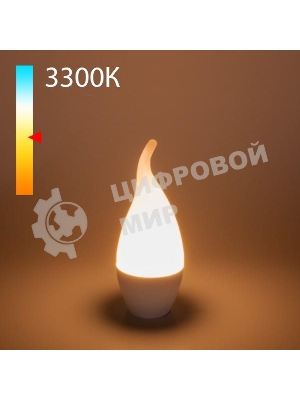 BLE1431/ Светодиодная лампа Свеча на ветру СDW LED D 8W 3300K E14