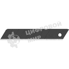 Лезвие Olfa (OL-LBB-10B) черный MAX сегментированное, 18х100х0,5 мм, 10 шт