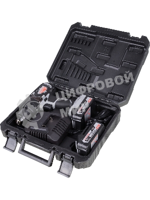 Дрель-шуруповерт ИНТЕРСКОЛ ДАУ-13/18В, 18 В, 2 Ач, 60 Нм, бесщеточный, ударный