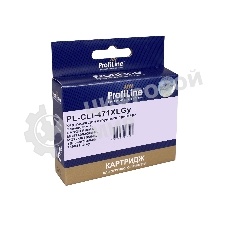 Картридж струйный ProfiLine PL-CLI-471 XLGY для принтеров Canon PIXMA MG5740/MG6840/MG7740/TS5040/TS6040/TS8040/TS9041 с чернилами Grey