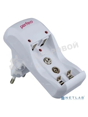 Зарядное устройство Perfeo PF_B4035 PF-VN-210 Ni-MH/CD, 220V, 2 слота, AA/AAA/9V, таймер