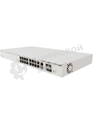 Коммутатор MikroTik CRS320-8P-8B-4S+RM Cloud Router Switch with dual-core 800 MHz CPU, 256 MB RAM, 98DX226S switch chip, 17 x Gigabit Eth ports (8 x 802.3af/at, 8 x 802.3bt PoE-out), 4 x 10G SFP+ ports, RouterOS L5, 1U rackmount enclosure, 600W PSU