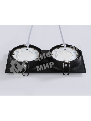 Светильник Ambrella light TN52235/2 BK черный IP20 GX53/2 220*110*44