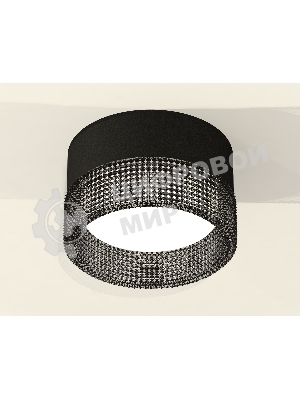 Светильник Ambrella Light XS8102031 SBK/BK черный песок/тонированный GX53 (C8102, N8484)