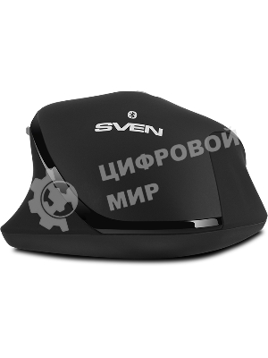 Мышь беспроводная SVEN RX-590SW черный, 1600 dpi, радиоканал, Bluetooth, USB, кнопки - 7