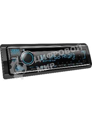 Автомагнитола Kenwood KDC-BT530U, 1 DIN, CD, Bluetooth, USB Type-A, AUX, съёмная панель