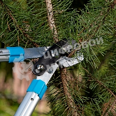 Сучкорез прямого реза, 560-735 мм, телескопические алюминиевые рукоятки, LUXE Palisad