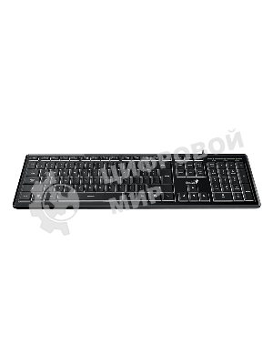 Клавиатура проводная Genius SlimStar 820, черный, USB, 104 клавиши 31310055402
