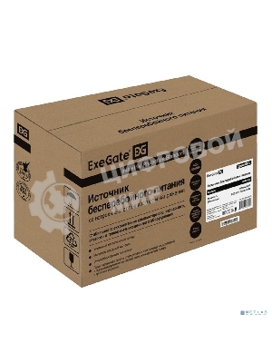 Источник бесперебойного питания ExeGate EX292764RUS SpecialPro UNB-600.LED.AVR.2SH.RJ.USB 600VA/360W, LED, AVR, 2*Schuko, RJ45/11, USB, черный