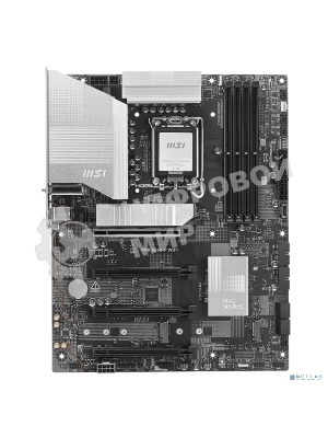 Материнская плата MSI PRO B860-P WIFI, LGA 1851, Intel B860, 4xDDR5, 4xSATA, 3xM.2, 1xPCIe 5.0 x16, 1xPCIe 4.0 x4, 2xPCIe 4.0 x1, 1xHDMI, 1xDP, 1xUSB-C, 1x 5Gb LAN, 2xUSB-A 3.2 Gen 2, 2xUSB-A 3.2 Gen 1, 4xUSB-A 2.0, 3x3.5 мм, 7.1, Wi-Fi 7, ATX