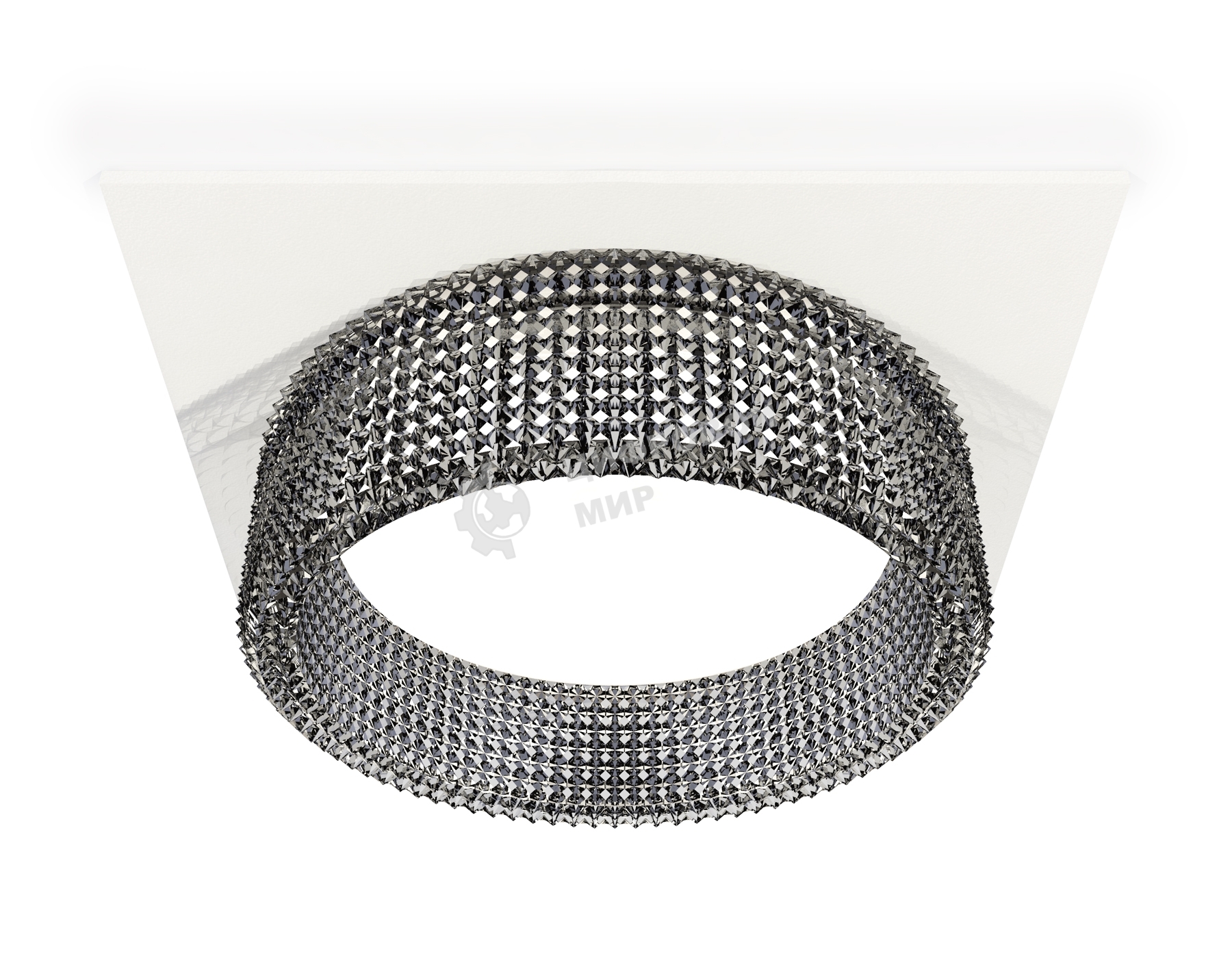 Комплект встраиваемого светильника Ambrella light XC8061031 SWH/BK белый песок/тонированный GX53 (C8061, N8484)