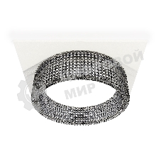 Комплект встраиваемого светильника Ambrella light XC8061031 SWH/BK белый песок/тонированный GX53 (C8061, N8484)