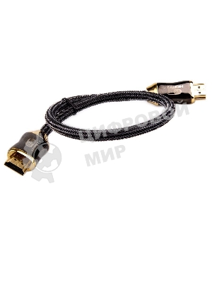 Кабель HDMI 19M/M,ver. 2.1, 8K@60 Hz 0.5m метал разъемы, нейлоновая оплетка Telecom TCG300-0.5M Кабель HDMI 19M/M,ver. 2.1, 8K@60 Hz 0.5m метал разъемы, нейлоновая оплетка Telecom