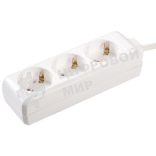 Удлинитель IEK WYP10-16-03-01-Z-17 У03 3 места 2 Р + P Е/1,5 метра 3х1 мм2 16А/250В IEK