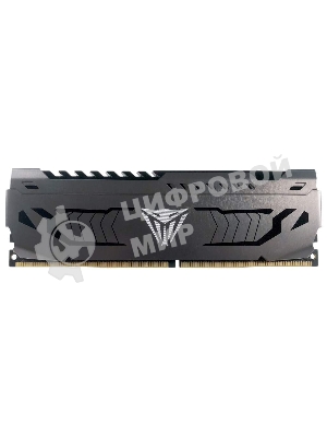 Оперативная память Patriot Viper Steel, DDR4, 32GB (1x32 GB), 3200 MHz, CL16, DIMM, радиатор, черный