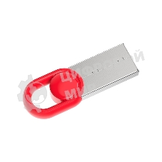Флешка USB Netac UM2 (NT03UM2N-128G-32RE), 128Gb, USB 3.0, R/W 130/50, серебристый/красный