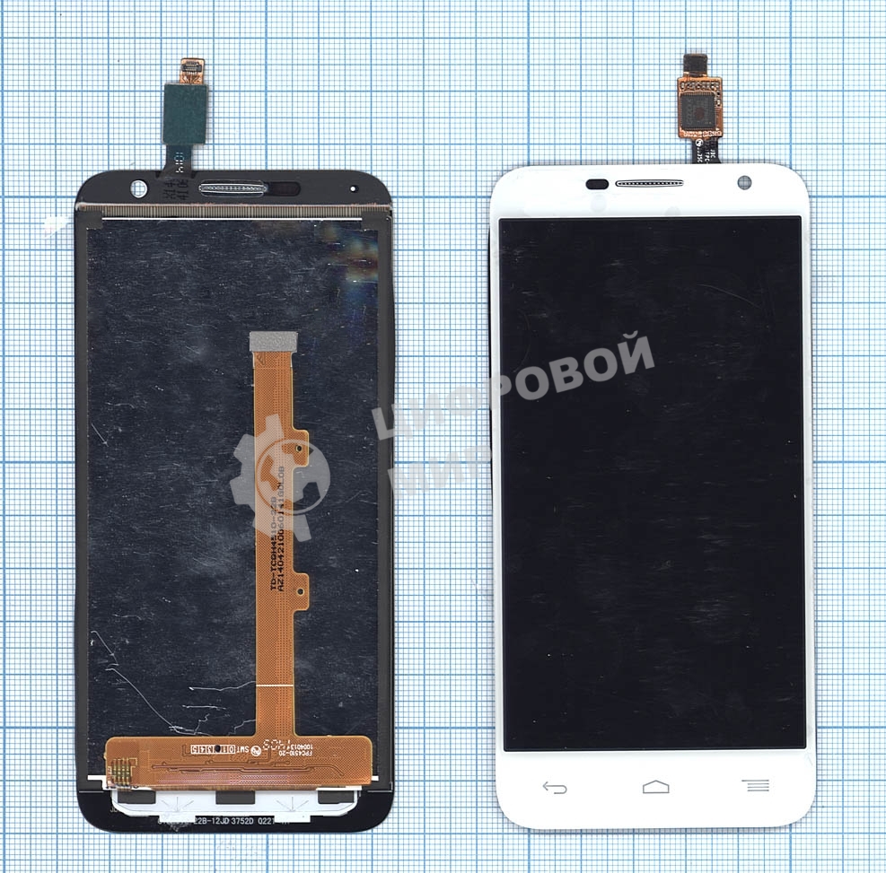 Дисплей для Alcatel Idol 2 Mini 6016D белый