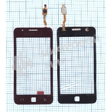 Сенсорное стекло (тачскрин) для Samsung Z1 SM-Z130H красное