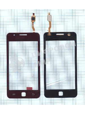 Сенсорное стекло (тачскрин) для Samsung Z1 SM-Z130H красное