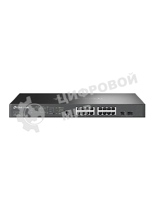 Коммутатор TP-Link SG3218XP-M2 (L2+) 16x2.5Гбит/с 2xКомбо(10Gbase-T/SFP+) 2SFP+ 8PoE+ 240W управляемый